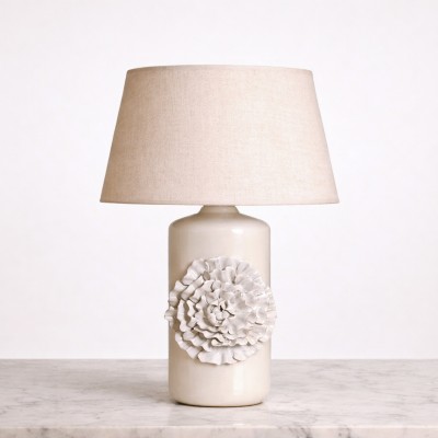 Flower ceramic table lamp 67 cm
