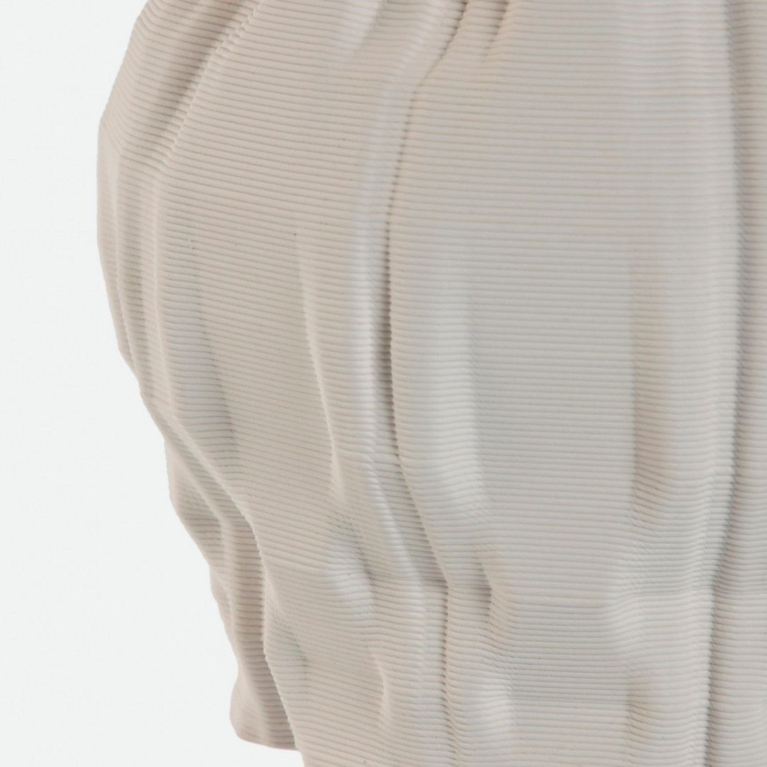 White ceramic 3D jar 839 24 cm