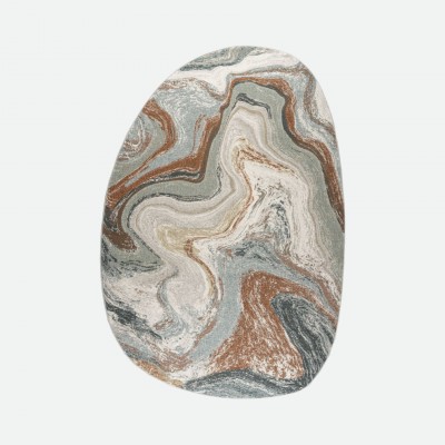 Abstract Oval Area Rug Kira 63436/6250 Multicolor Abstract Oval Area Rug Kira 63436/6250 Multicolor