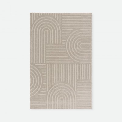 Geometric Area Rug Namur 588/002 Beige Geometric Area Rug Namur 588/002 Beige