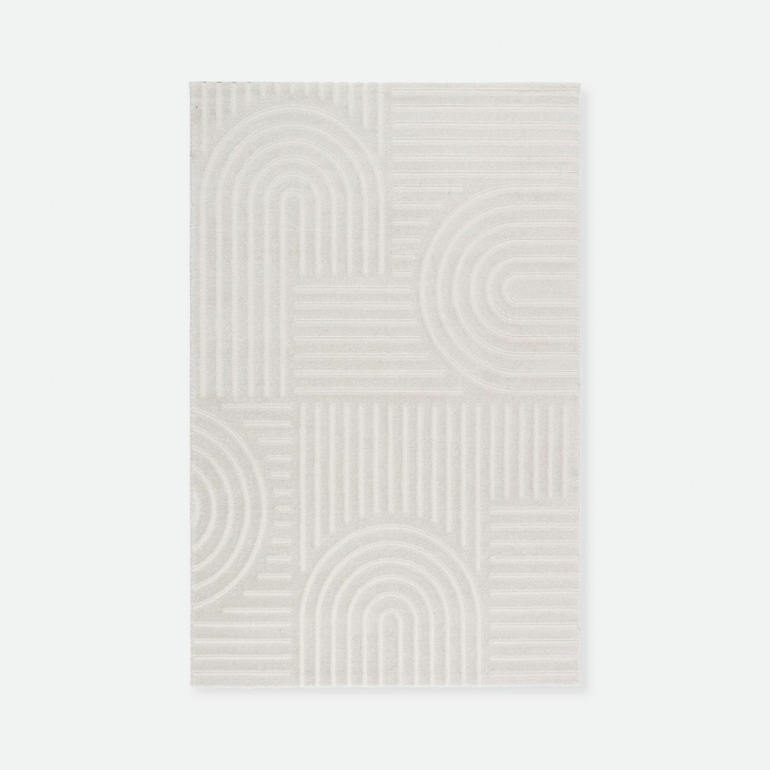 Geometric Area Rug Namur 588/001 White