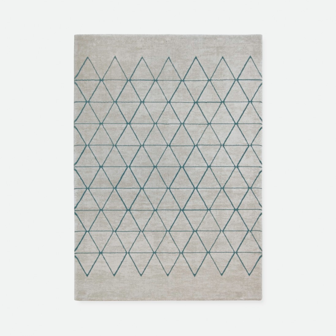 Alfombra Geom�trica Vegas 54238/036 Gris/Azul