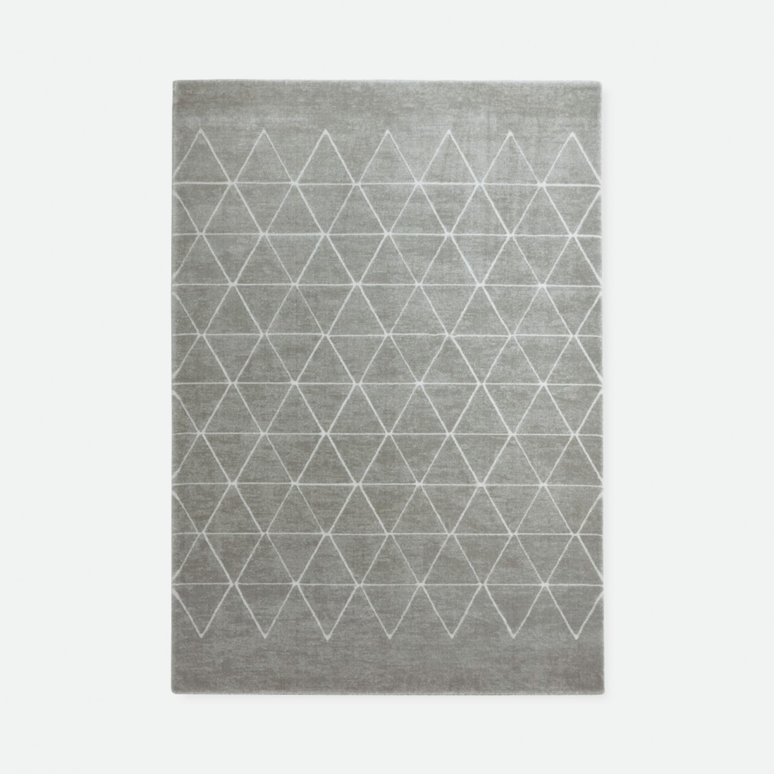 Alfombra Geom�trica Vegas 54238/650 Gris/Blanco