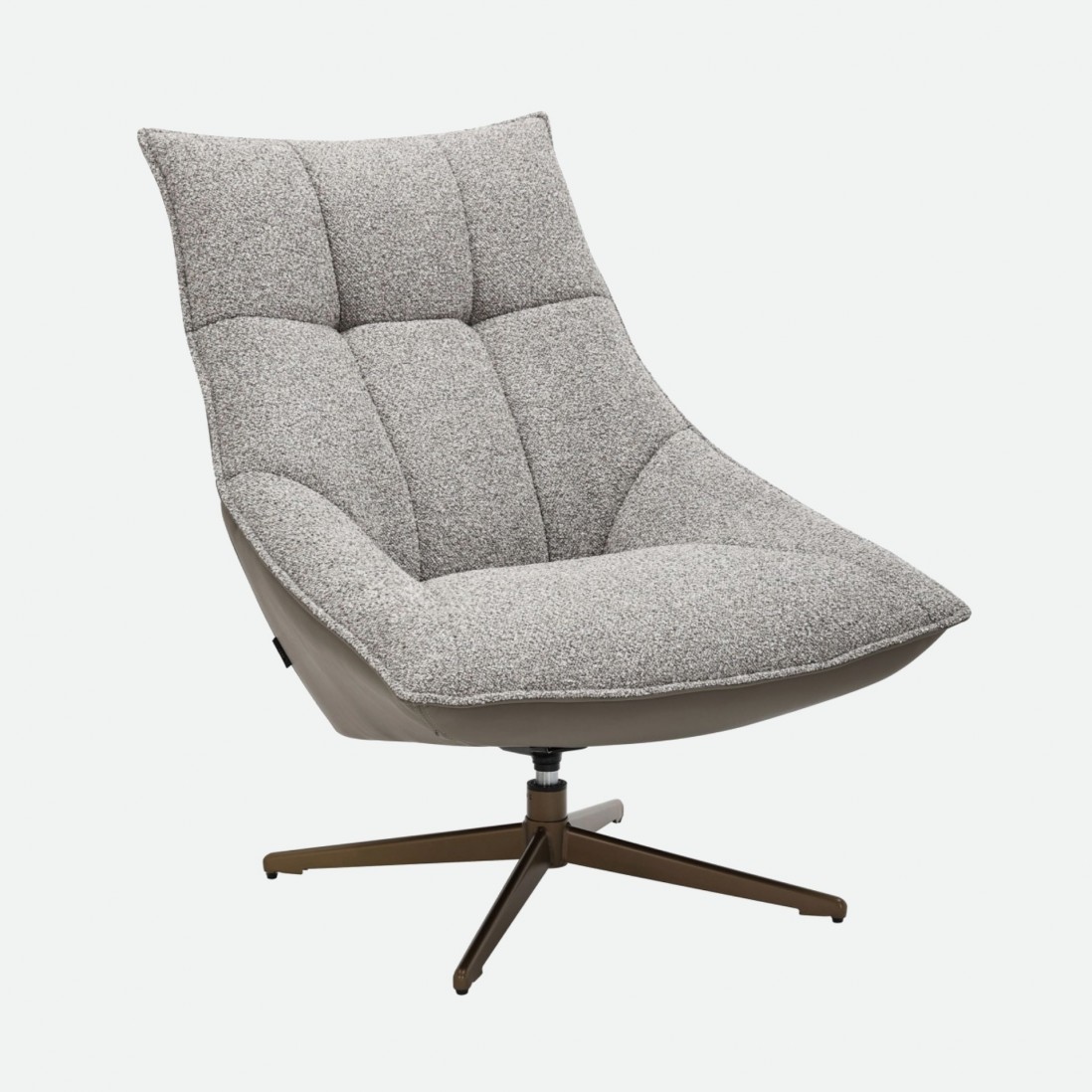 Swivel Armchair Serres Taupe