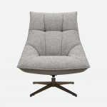 Swivel Armchair Serres Taupe