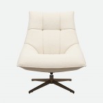 Swivel Armchair Serres Cream
