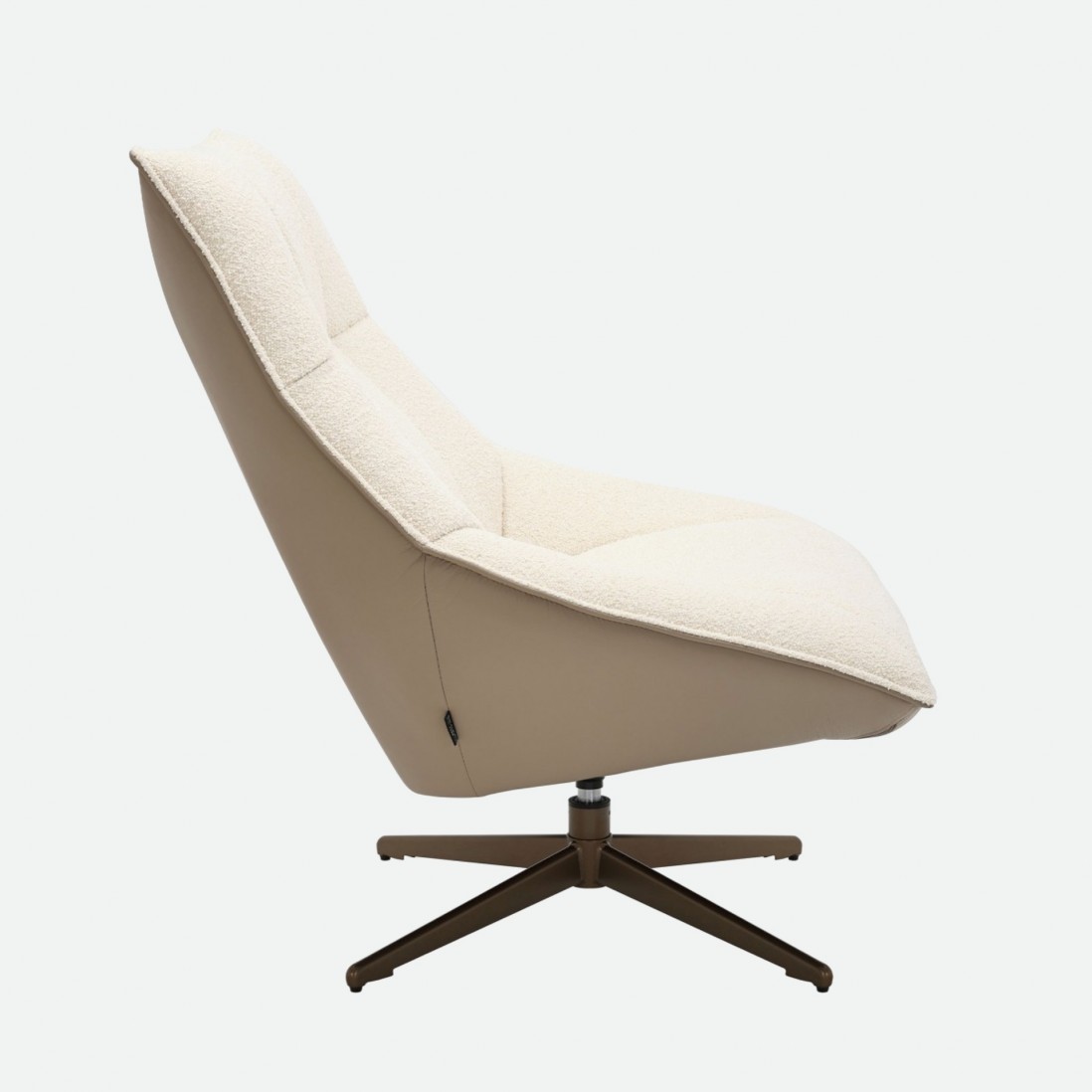 Swivel Armchair Serres Cream