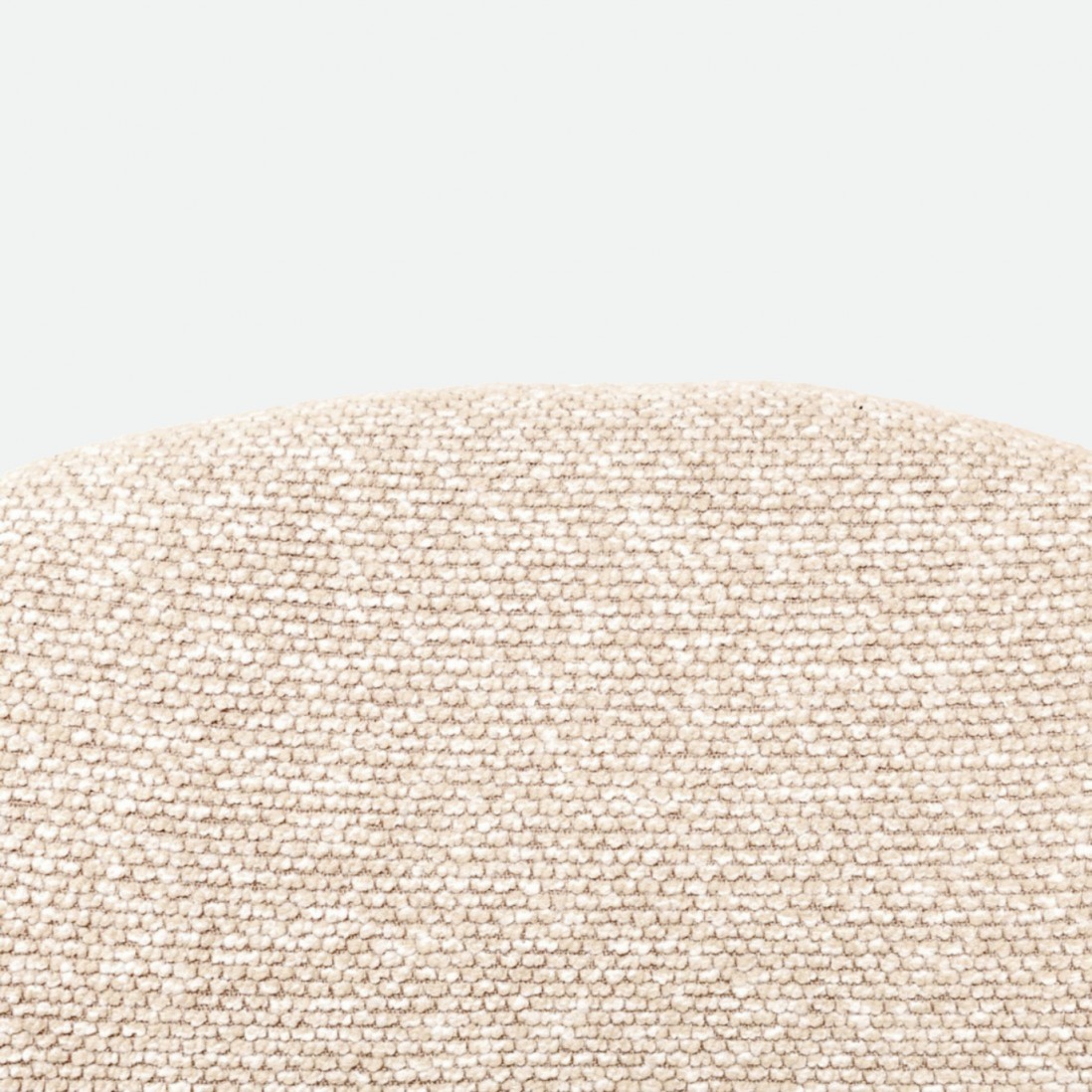 Euron chair cream fabric and metal frame in matching color