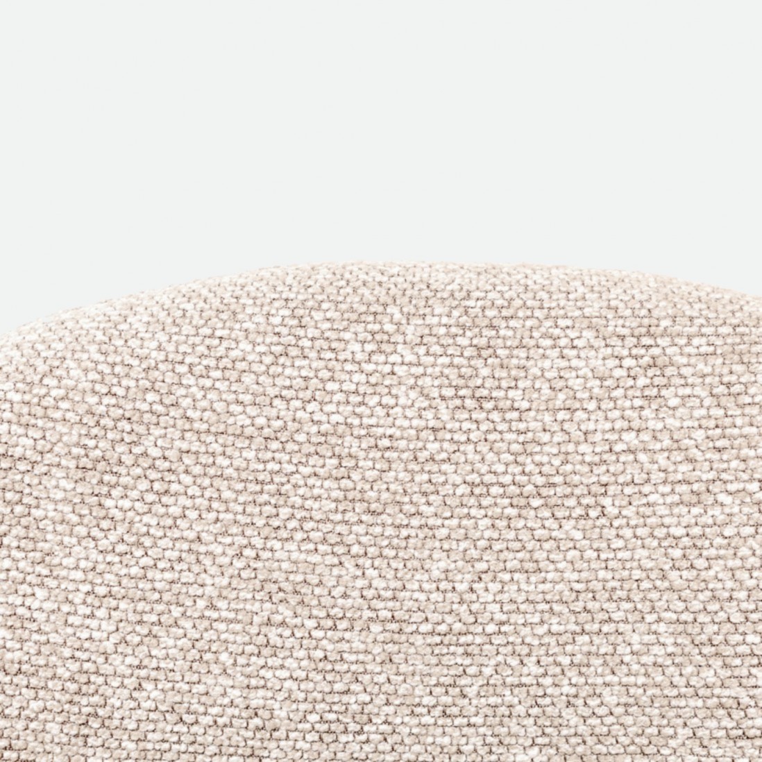 Euron chair taupe fabric and metal frame in matching color