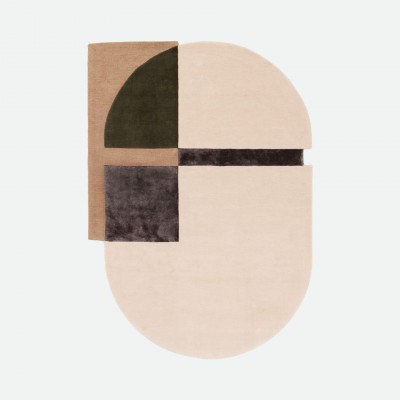 Irregular Wool Rug Metz 859/547 Multicolor Irregular Wool Rug Metz 859/547 Multicolor