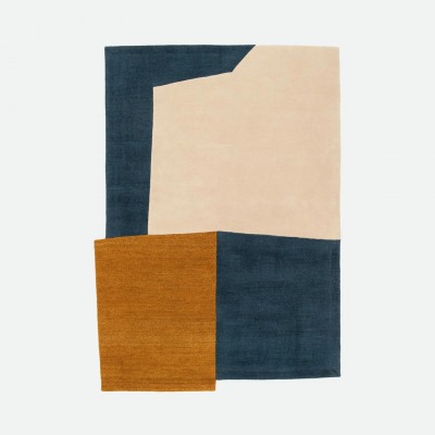 Irregular Wool Rug Metz 865/698 Multicolor Irregular Wool Rug Metz 865/698 Multicolor