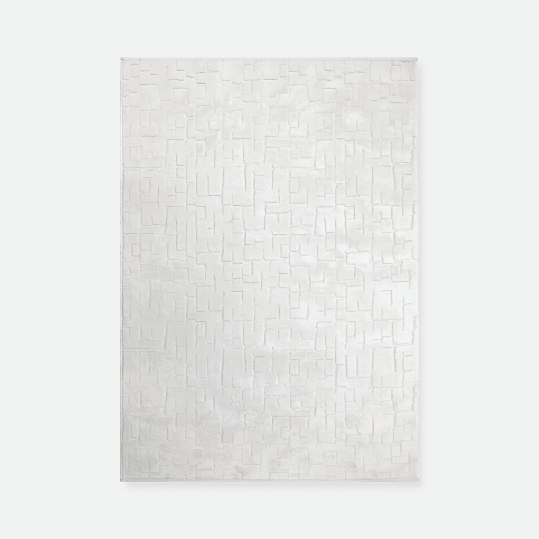 Modern Area Rug Bosco 866/001 White