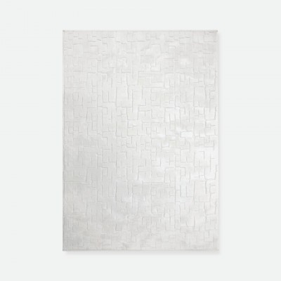 Modern Area Rug Bosco 866/001 White Modern Area Rug Bosco 866/001 White