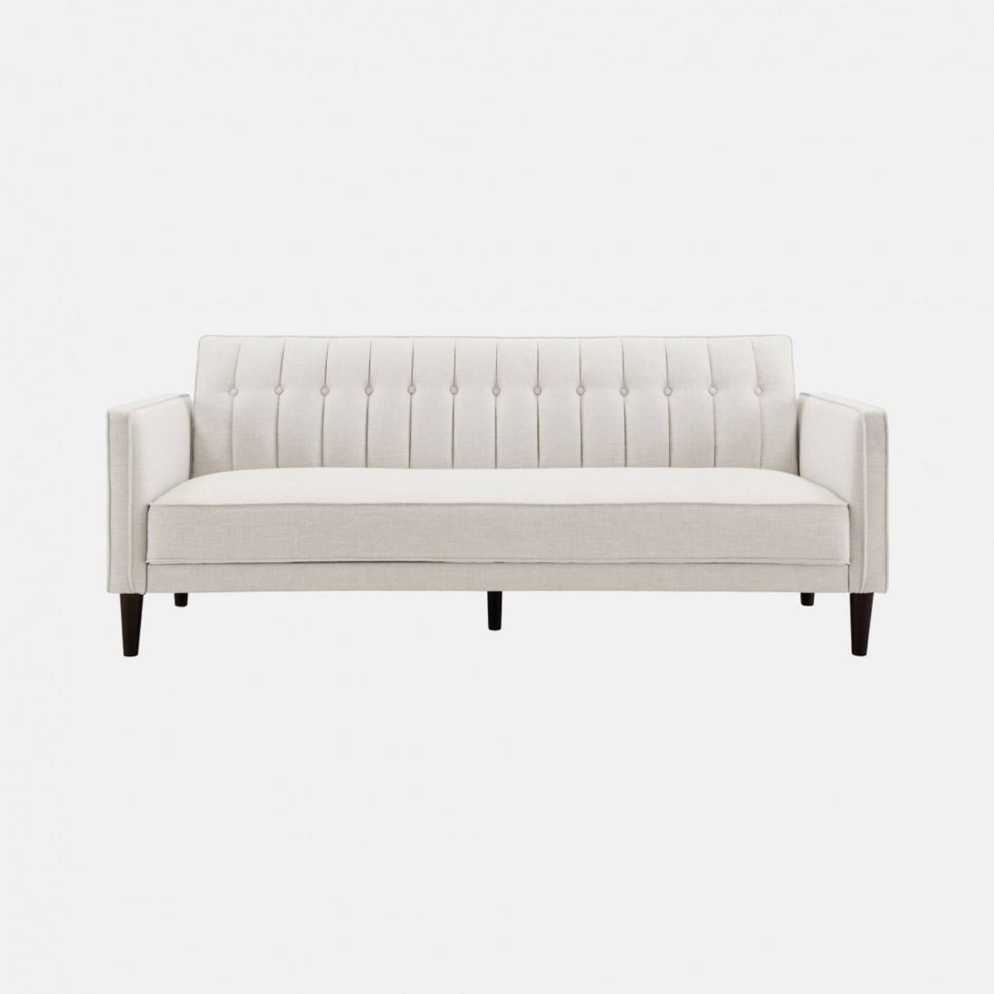 3 Seater Fabric Sofa Bed Ebro Linen Beige