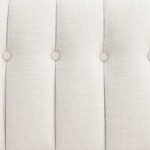 3 Seater Fabric Sofa Bed Ebro Linen Beige