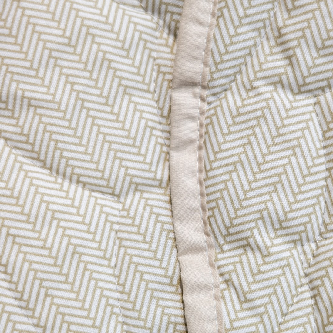 Edred�n de cama individual Noa 100% algod�n beige