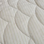 Edred�n de cama individual Noa 100% algod�n beige