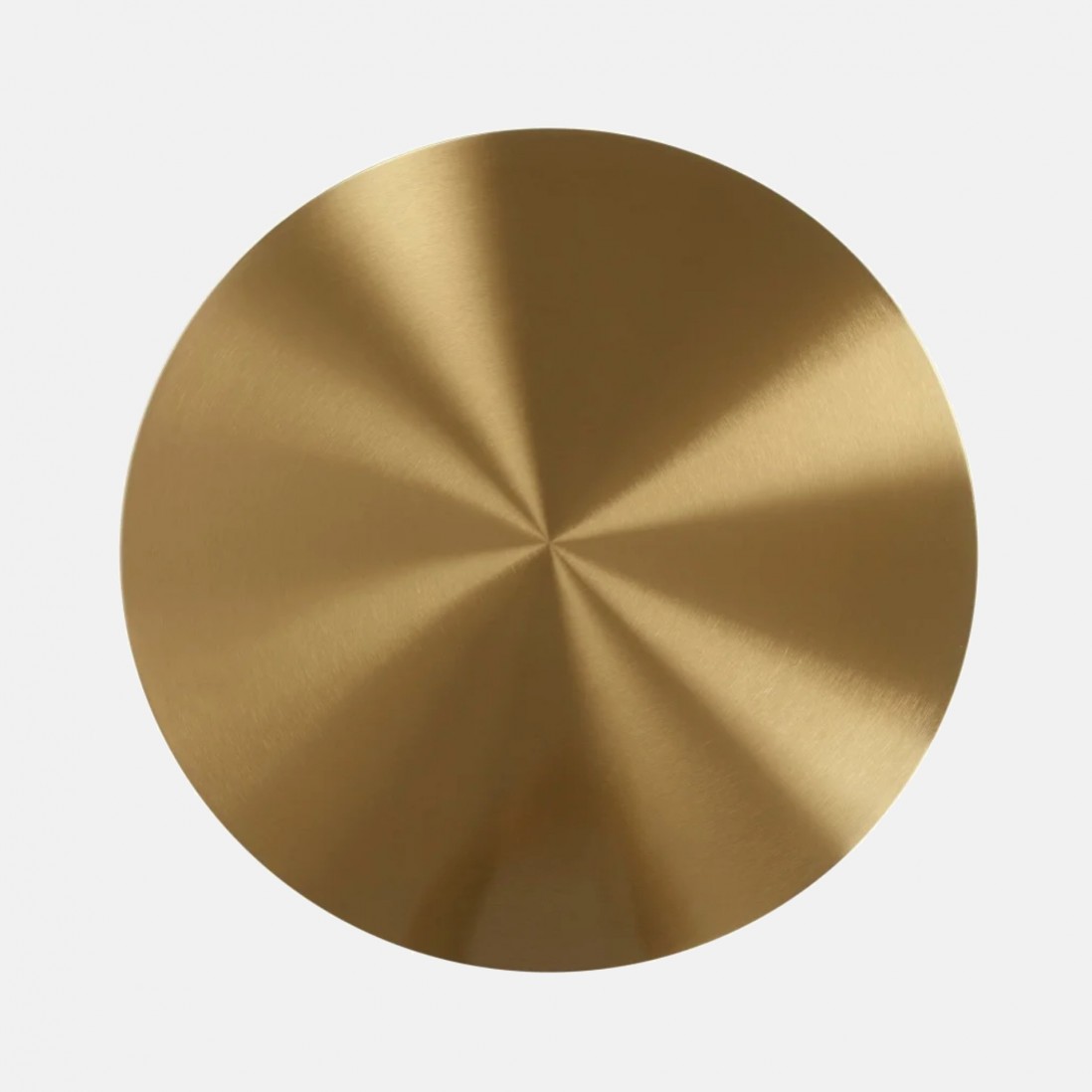 Golden metal side table PAKRA �45cm