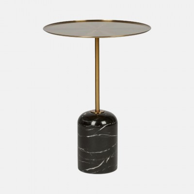 CETINA support table black marble Ø45cm CETINA support table black marble Ø45cm