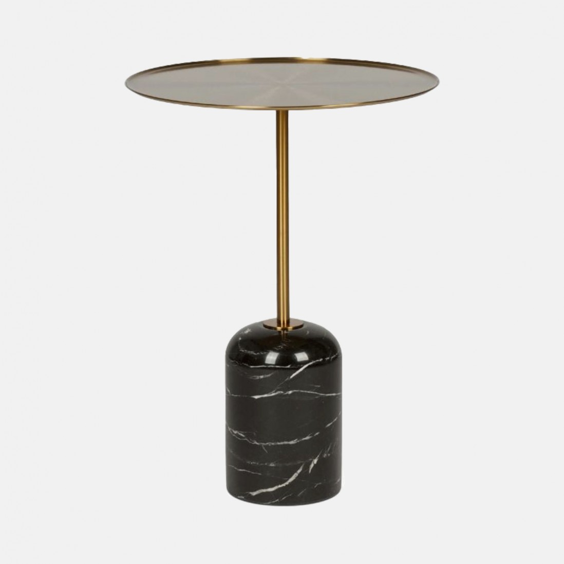 CETINA support table black marble �45cm