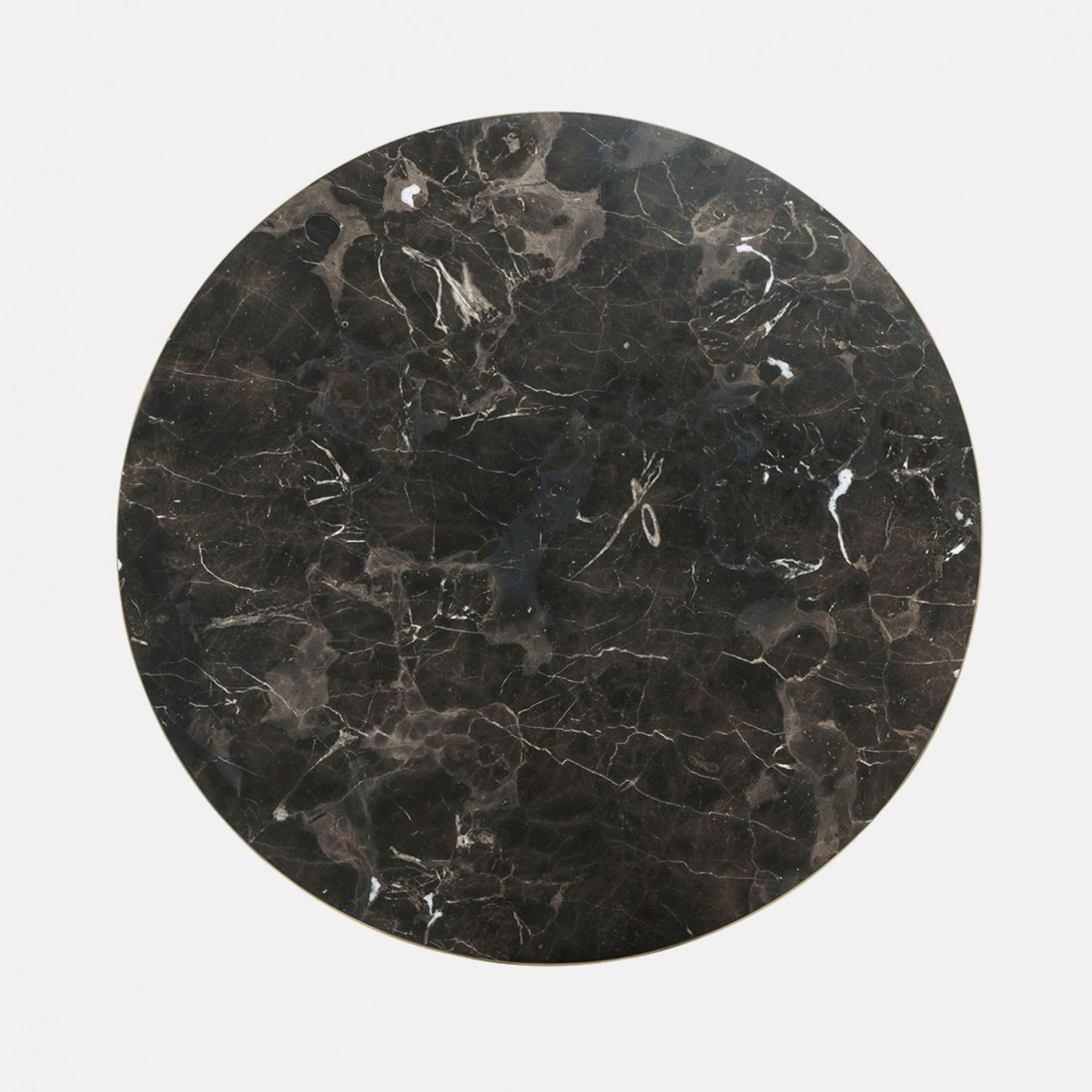 SAVA black porcelain coffee table �90cm