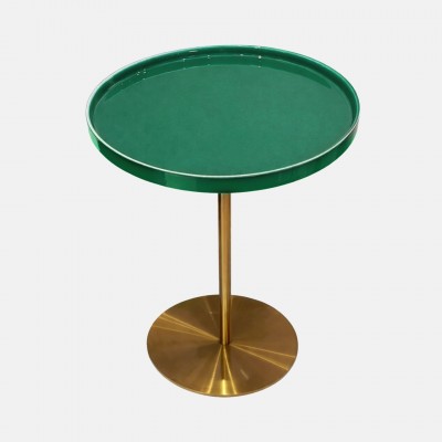 VUKA side table green ceramic Ø45cm VUKA side table green ceramic Ø45cm