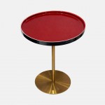 VUKA side table red and blue ceramic �45cm