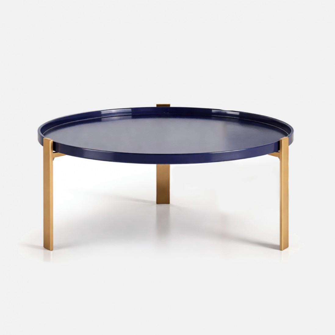 KORANA blue ceramic coffee table �80cm