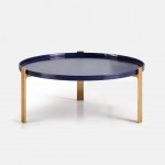 KORANA blue ceramic coffee table �80cm
