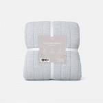 PRADO double bedspread plain gray