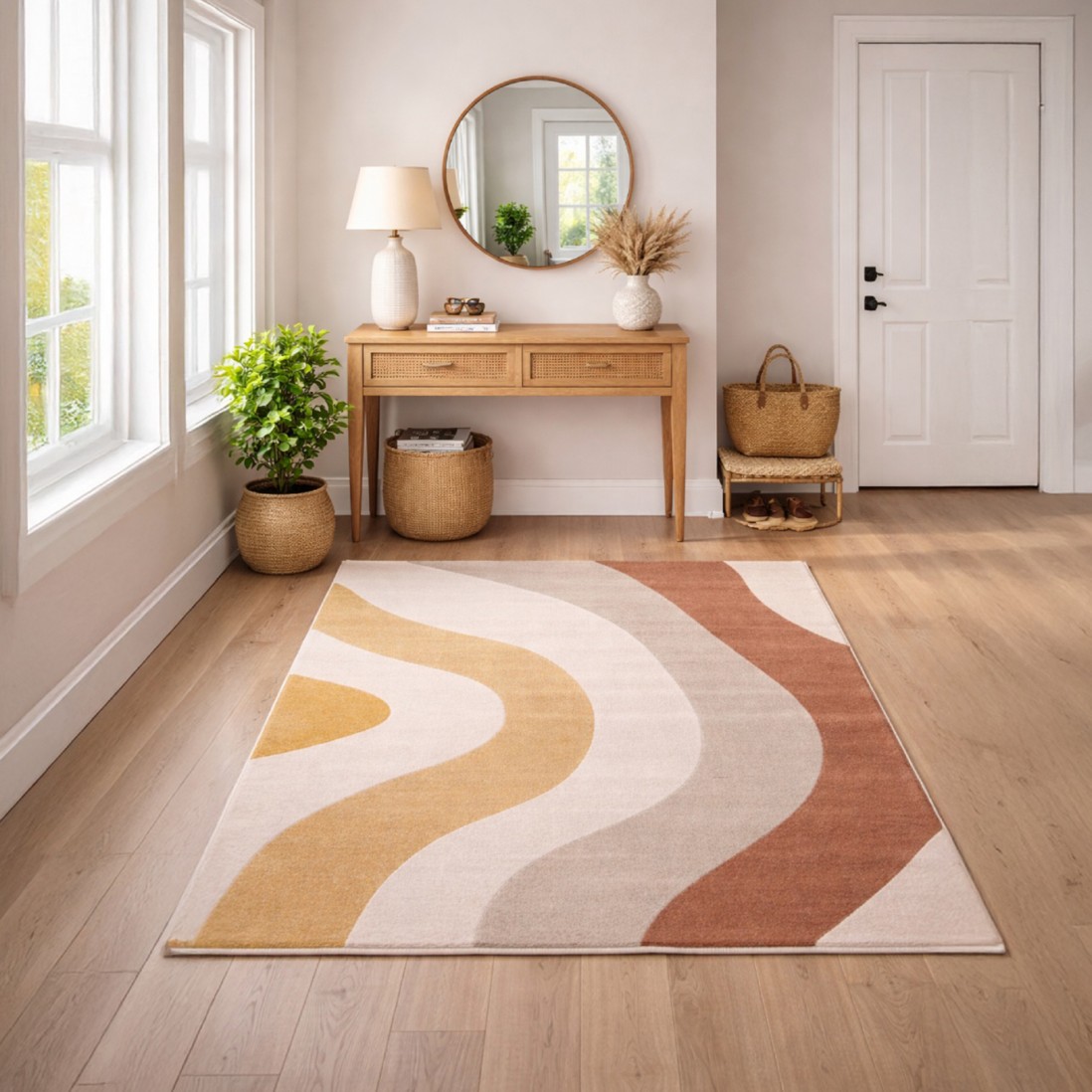 Abstract Area Rug Gabo 38348/052 Multicolor