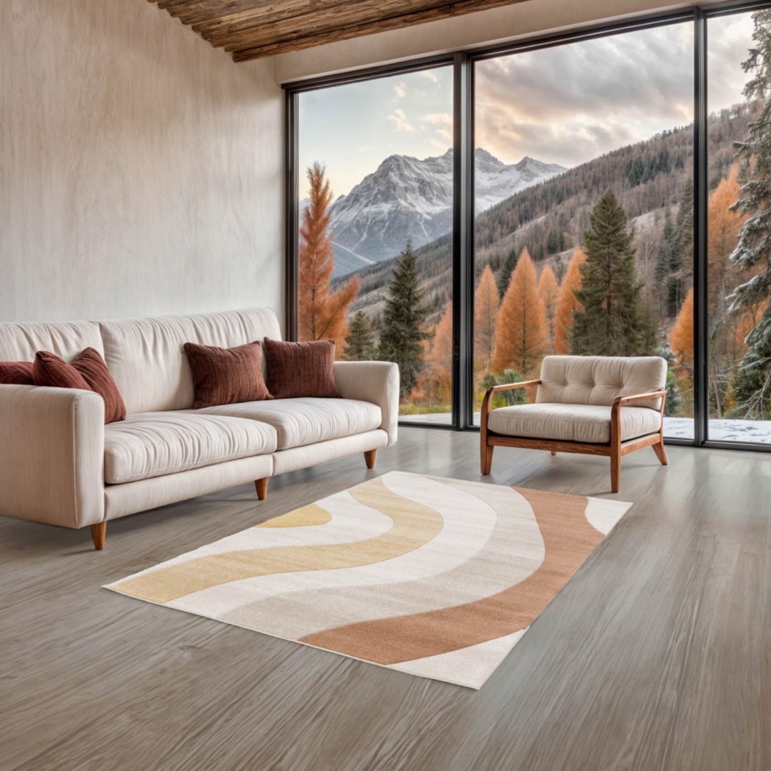 Abstract Area Rug Gabo 38348/052 Multicolor
