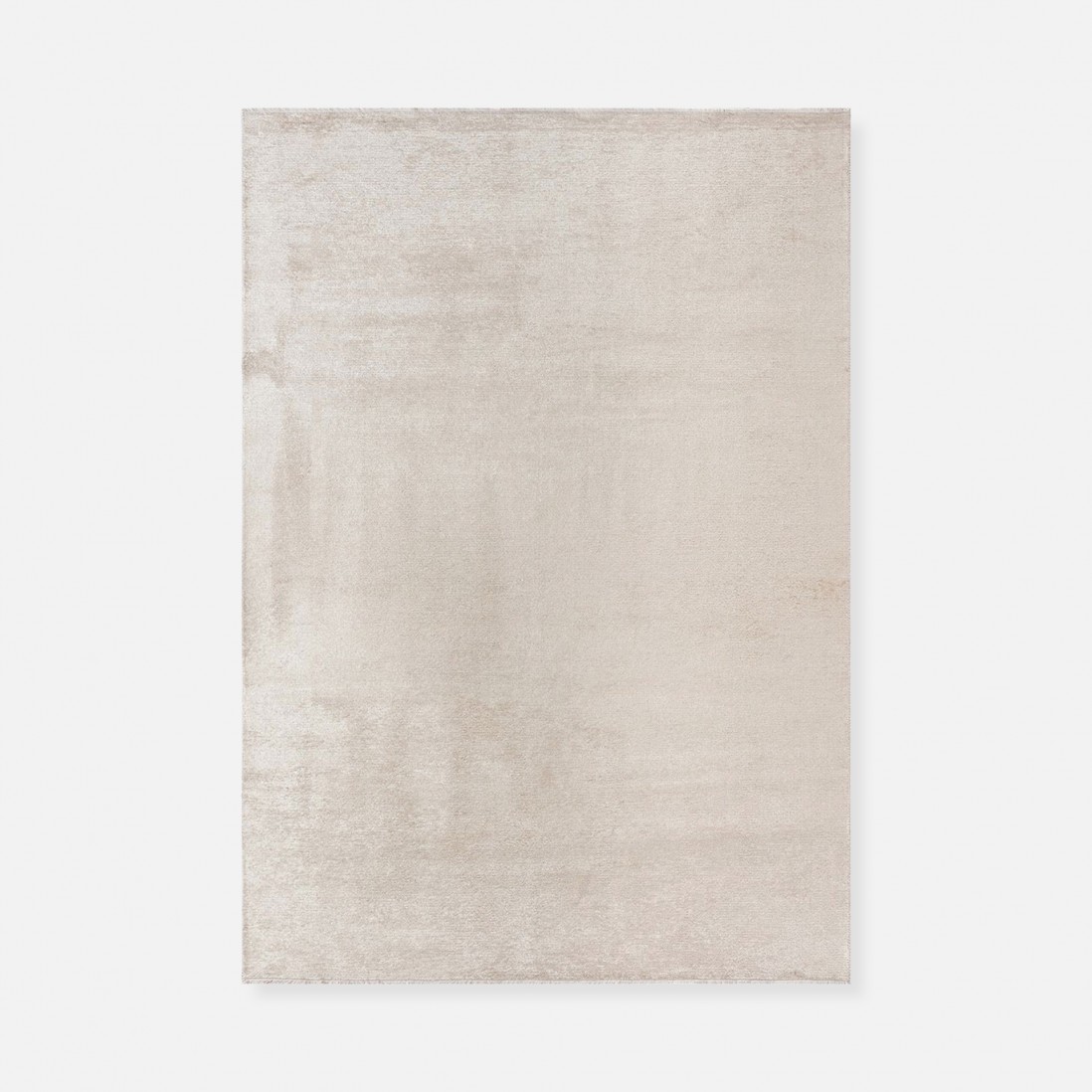 Plain Area Rug Glam Velvet 71431/829 White