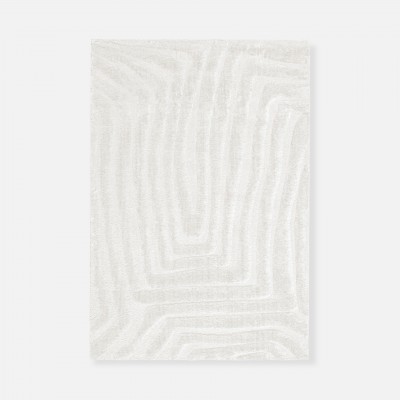 Modern Area Rug Nagano 13016/6191 White Modern Area Rug Nagano 13016/6191 White