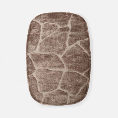 Modern Oval Rug Mori 14067/7222 Brown