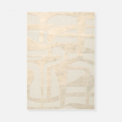 Modern Area Rug Malmo 004/616165 White Modern Area Rug Malmo 004/616165 White