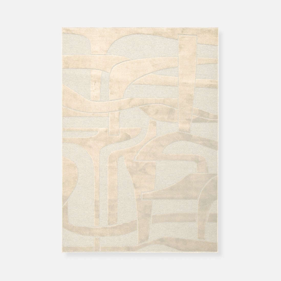 Modern Area Rug Malmo 004/616165 White