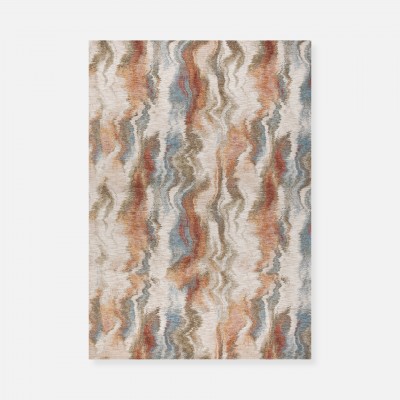 Odense 7435/192 abstract rug in beige brown and blue brown and blue Odense 7435/192 abstract rug in beige brown and blue brown and blue