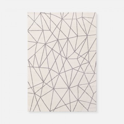 Geometric Area Rug Bohemian 263/001 White Geometric Area Rug Bohemian 263/001 White