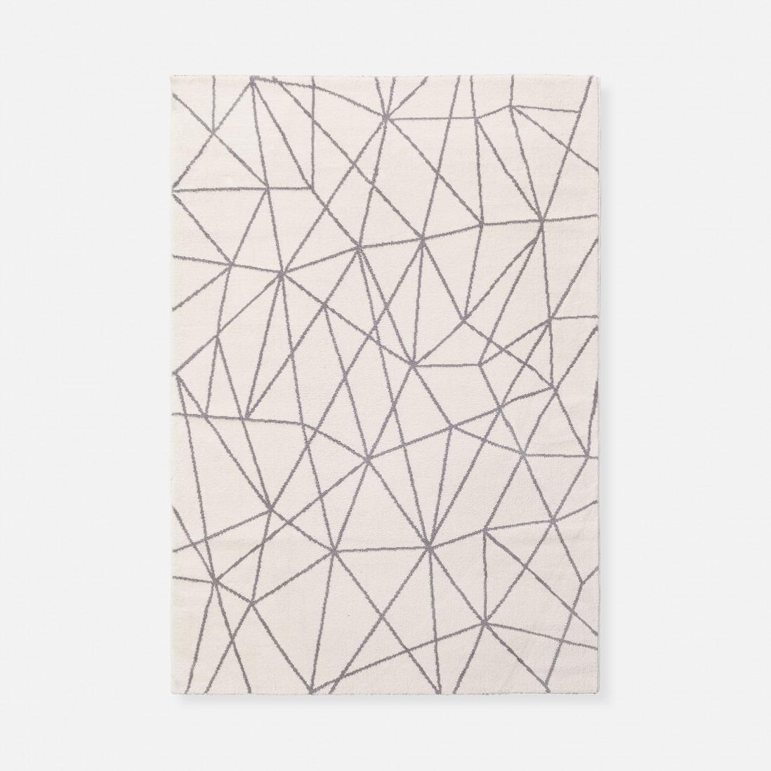 Geometric Area Rug Bohemian 263/001 White