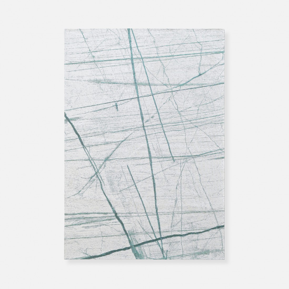 Modern Area Rug Carrara Chenille 740 Blue