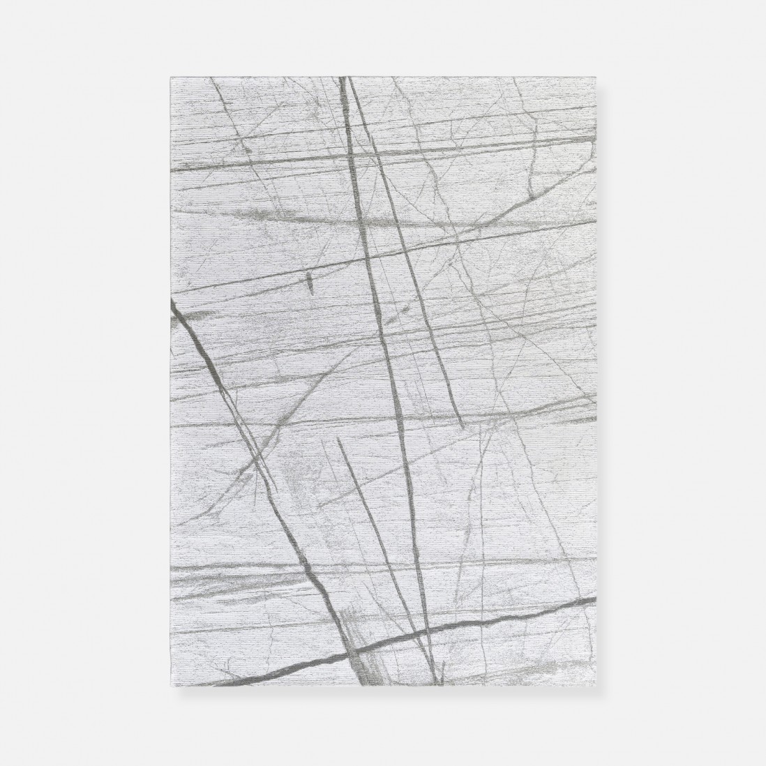 Alfombra Moderna Carrara Chenille 001 Gris