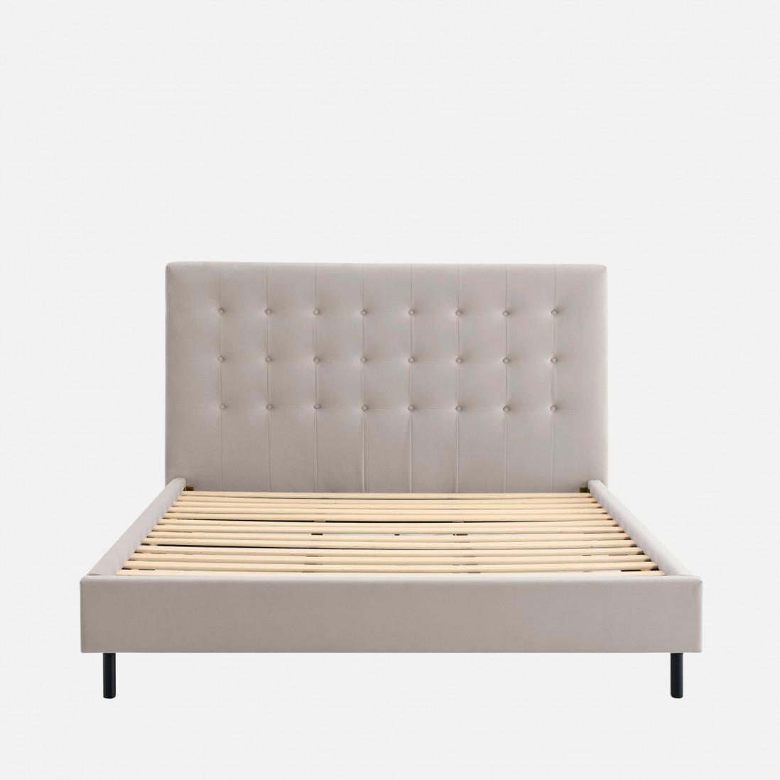 Cama Doble con Base de Colch�n 160x200 cm Tormes Beige