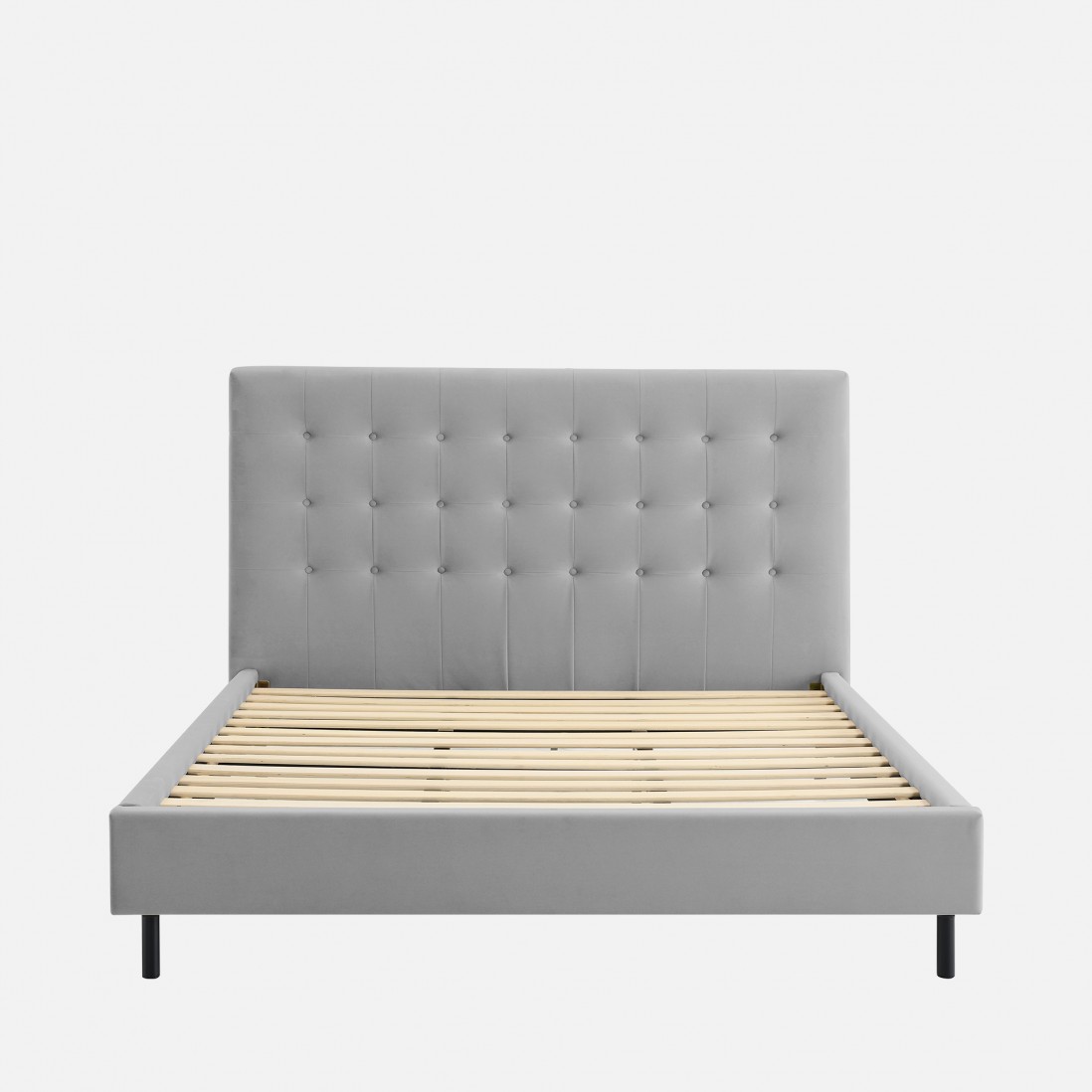 TORMES CAMA 22023 160x200 CINZA REQUER MONTAGEM