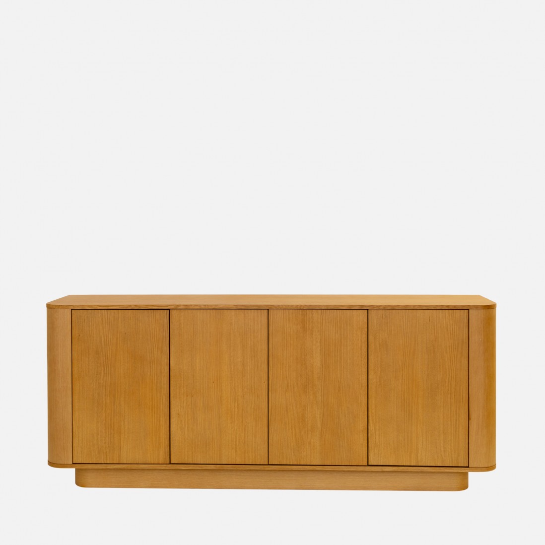 Dommel 4-door oak effect sideboard