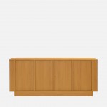 Dommel 4-door oak effect sideboard