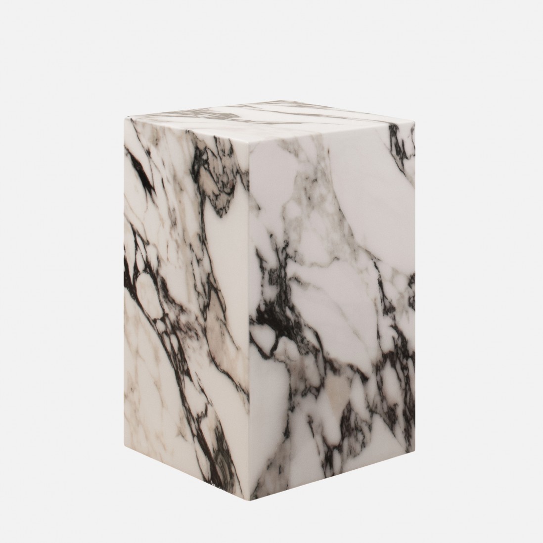 Stone Coffee Table Cubo White