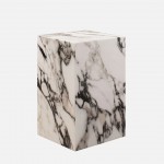 Stone Coffee Table Cubo White