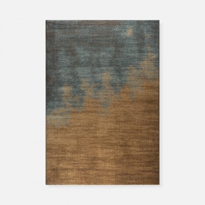 Abstract rug Giacomo 63029/1219 Brown and Blue Abstract rug Giacomo 63029/1219 Brown and Blue
