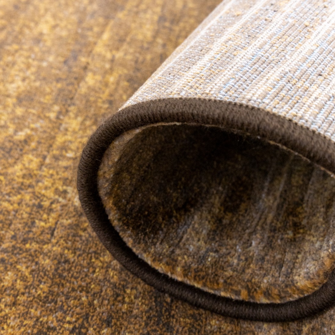 Abstract rug Giacomo 63078/7279 Brown
